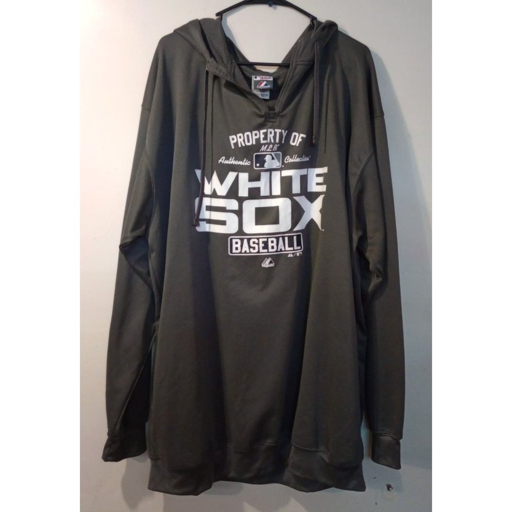 MLB Chicago White Sox Hooded Sweater 1/4 Zip